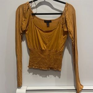 Yellow/mustard long sleeve top